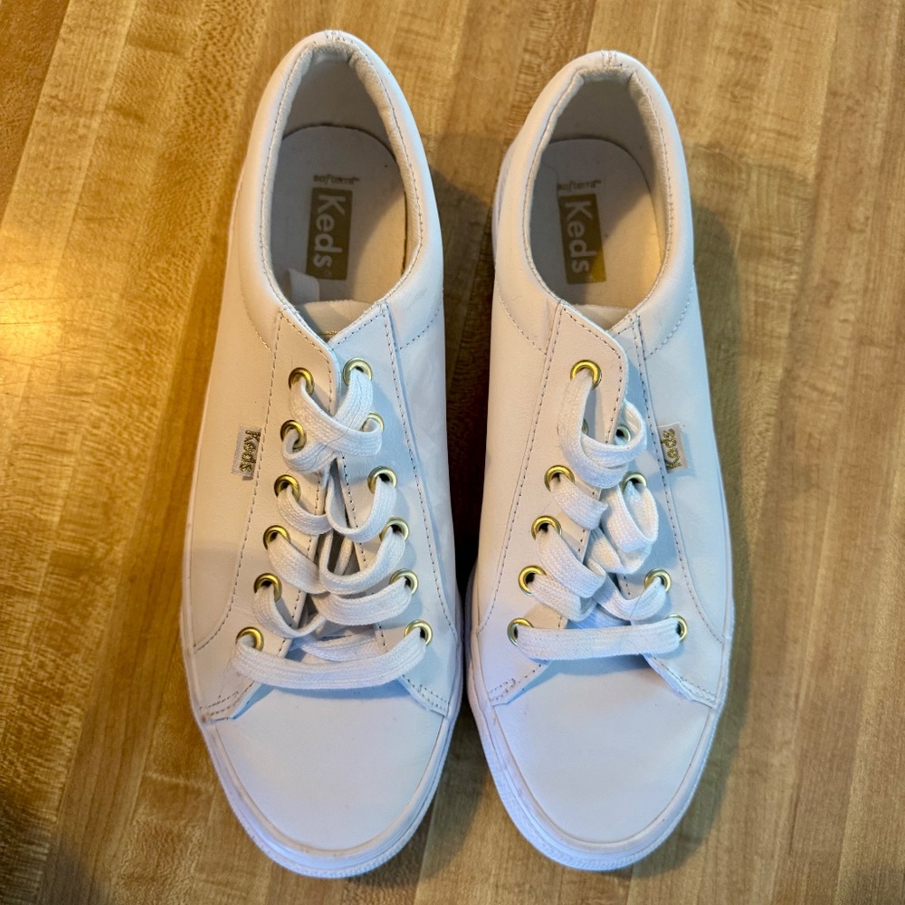 White Womens Keds - Picture 2 of 3